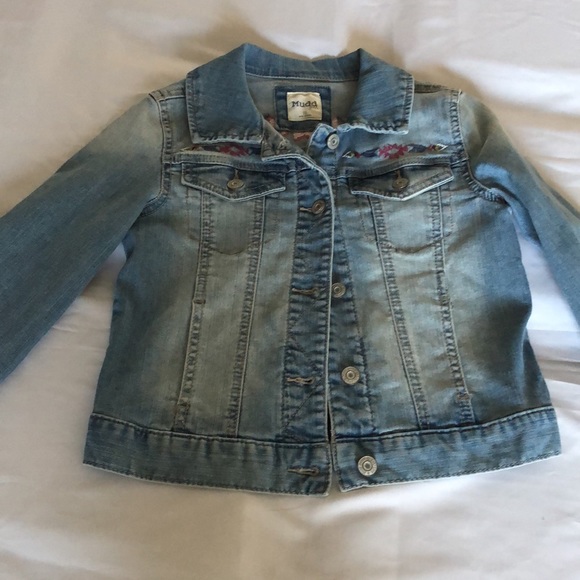 Girls size 12 Mudd Girls Denim Jacket - Picture 4 of 10